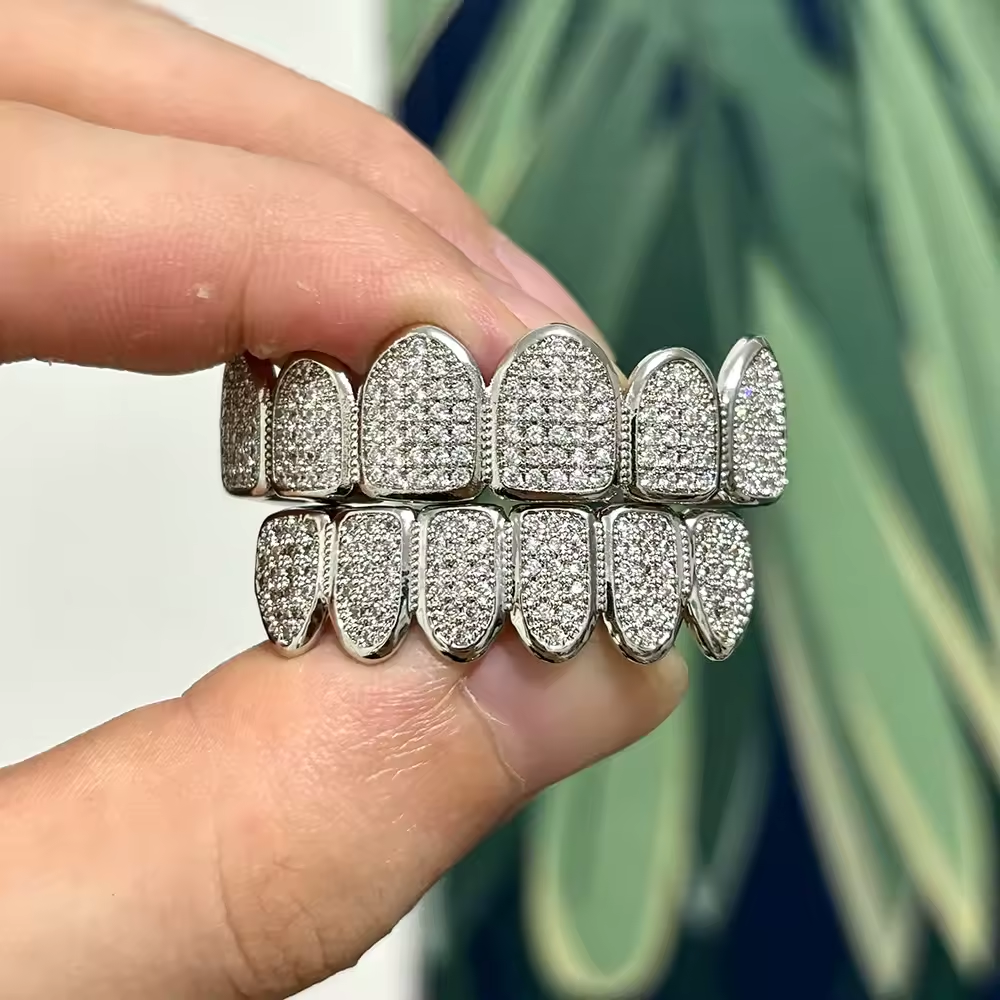 Plated Royal Diamanten Grillz Set