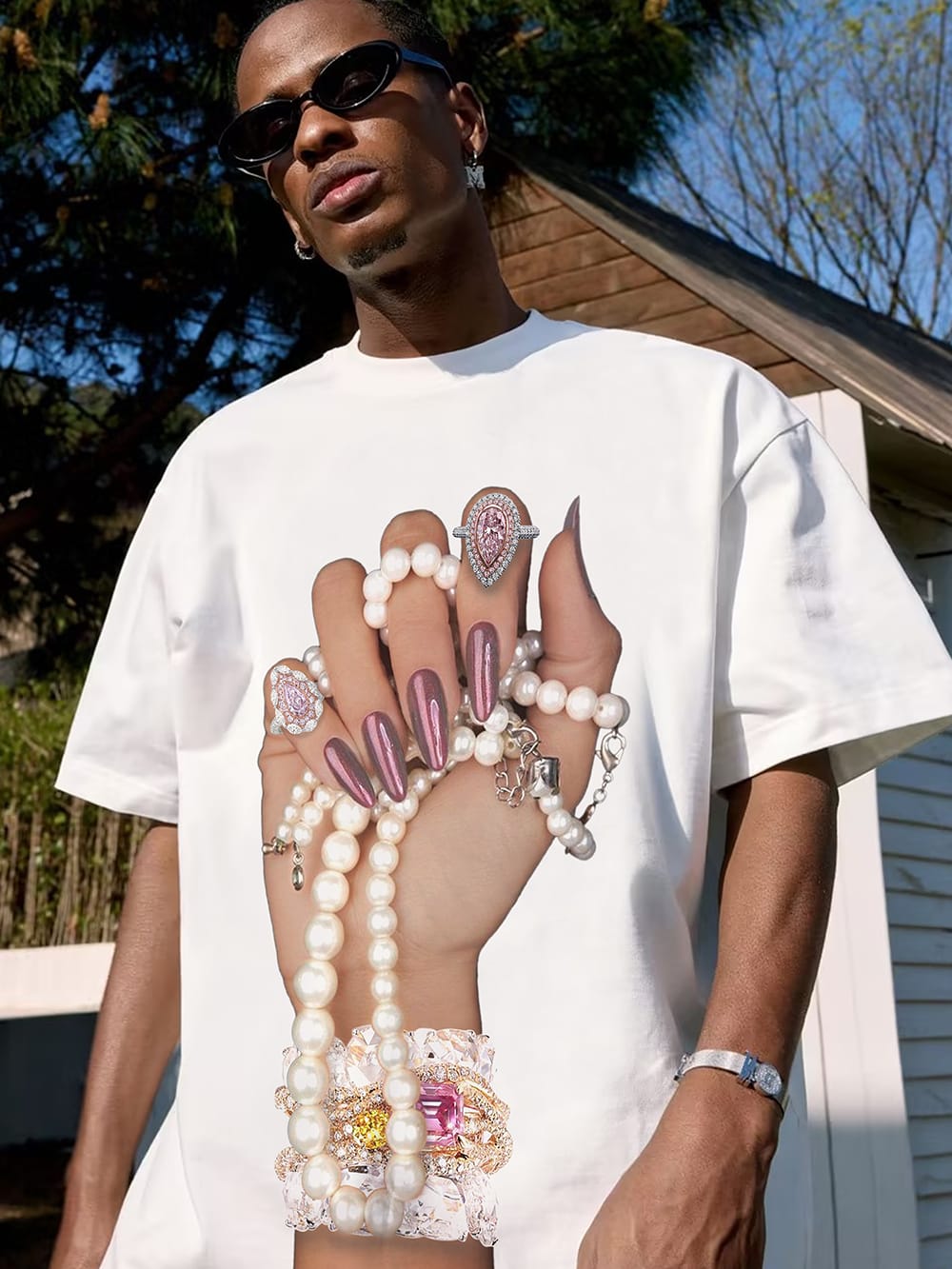 Pearl Necklace T-Shirt Unisex