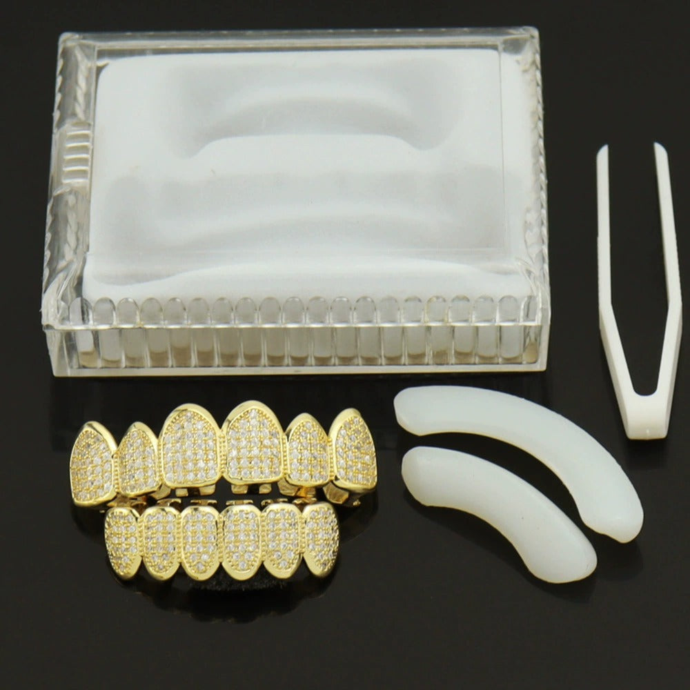 Plated Royal Diamanten Grillz Set