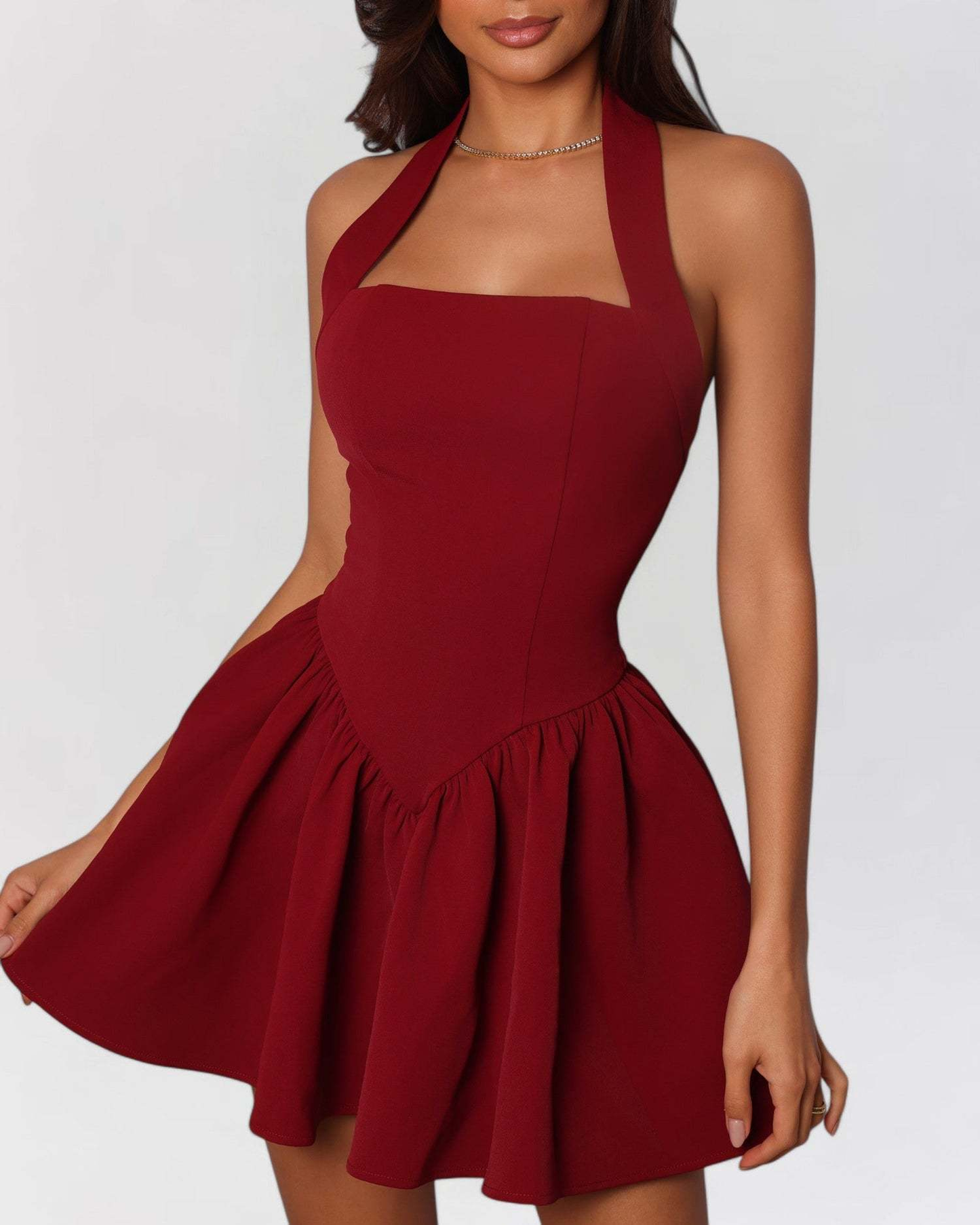 Halter Mini Dress