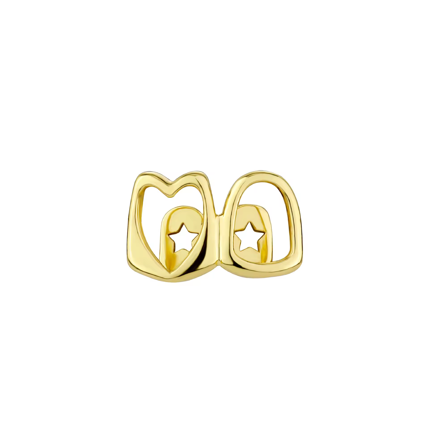 Gold Plated dubble open hoektand